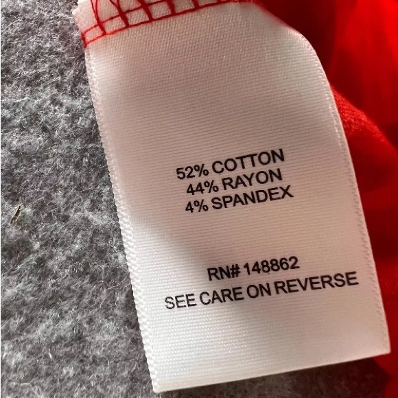 Torrid 4 Super Soft Women's Orange Slub Jersey Long Puff Sleeve T-Shirt 4X NWT - Picture 9 of 11